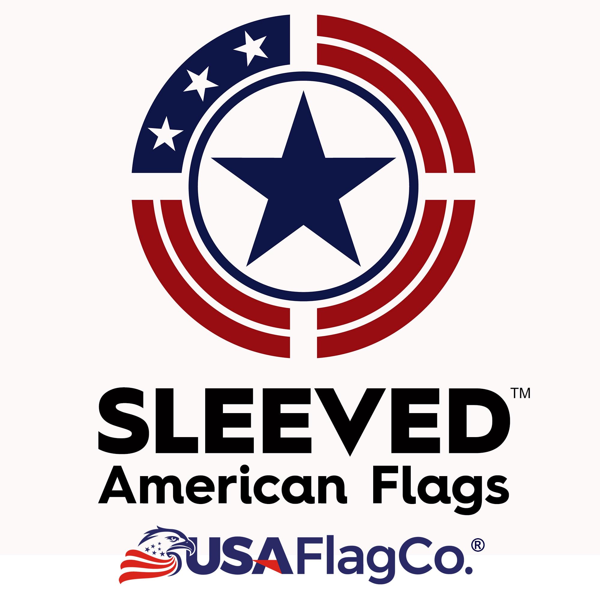 2x3 Sleeved American Flag - Embroidered Stars & Sewn Stripes - Made in the USA (2x3 Foot) - Image 8