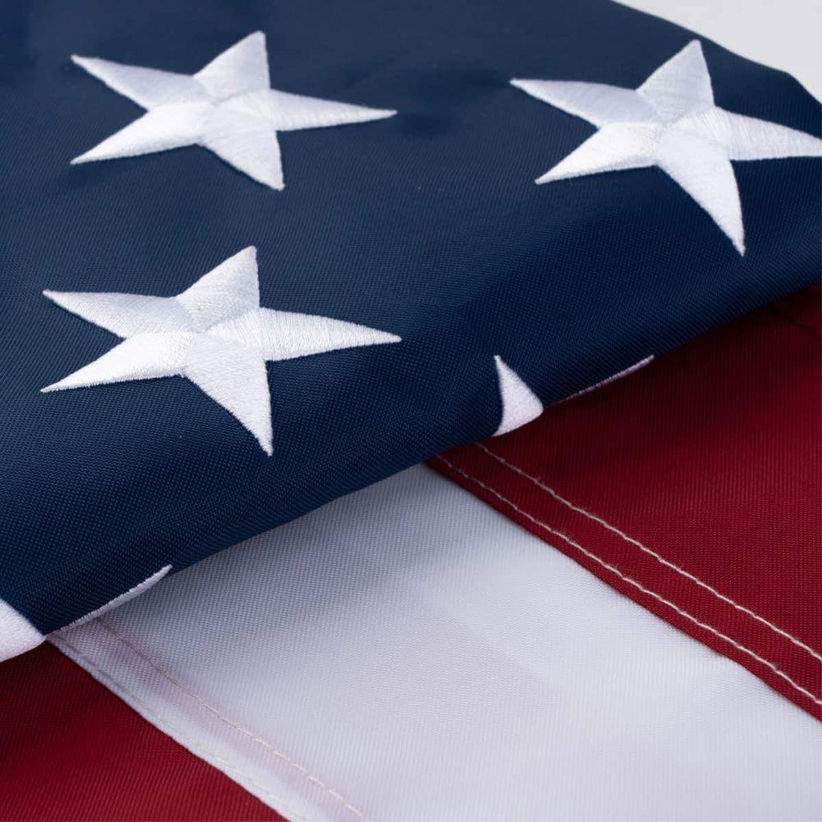 USA Flag Co. American Flag 3x5 foot | Heavy Duty Polyester, Embroidered Stars, Sewn Stripes, Brass Grommets - Image 3