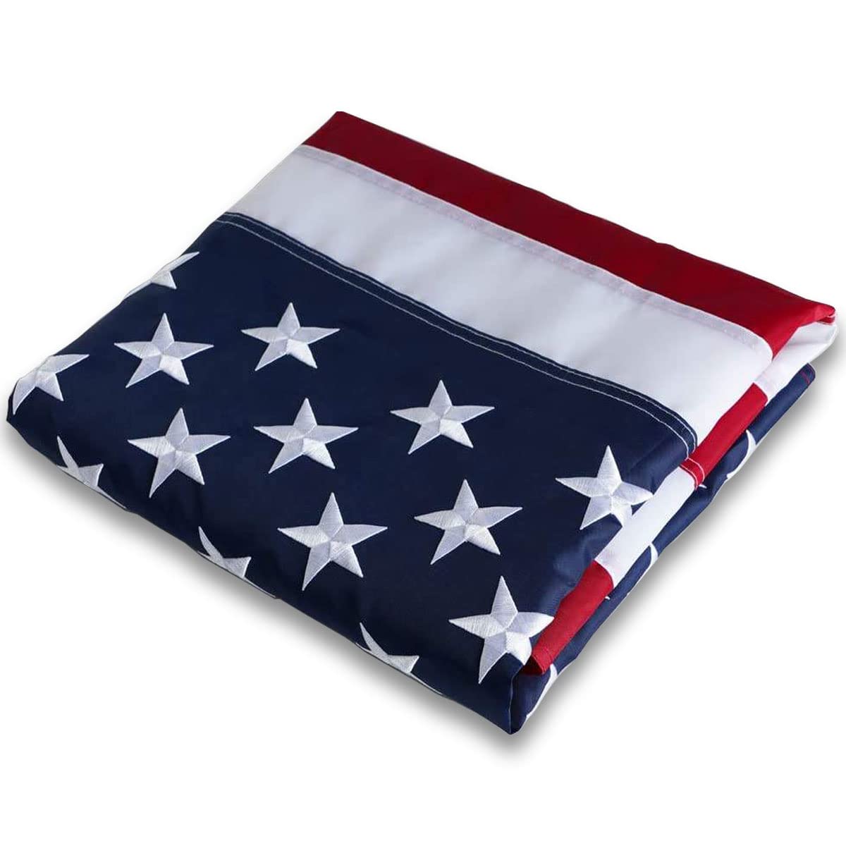 USA Flag Co. American Flag 3x5 foot | Heavy Duty Polyester, Embroidered Stars, Sewn Stripes, Brass Grommets - Image 8