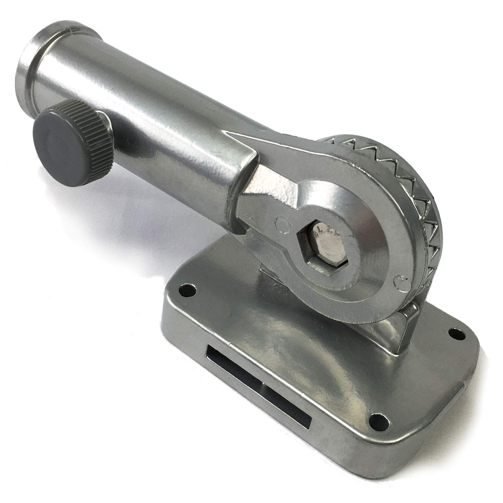 USA Flag Co. Freedom Cast-Aluminum Flagpole Bracket, 13-Position Vertical or Horizontal for 1-inch Diameter Flag Pole Adjustable Mounting Holder (Brushed Aluminum) - Image 5