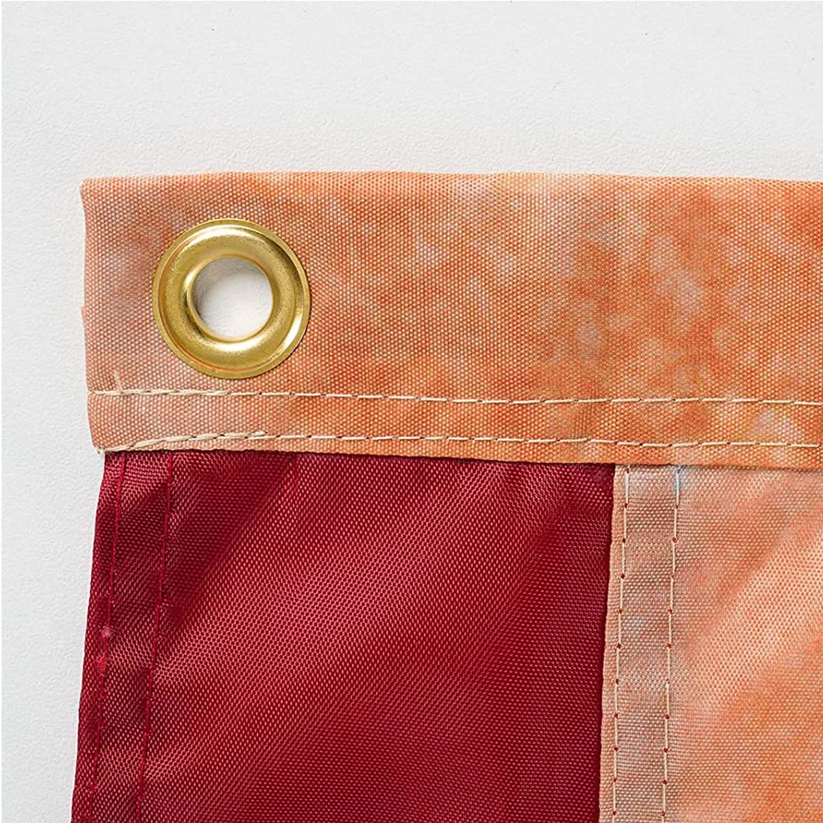 USA Flag Co. Historical Betsy Ross Flag 3x5 foot | Heavy Duty Polyester, Embroidered Stars, Sewn Stripes, Brass Grommets (Heritage Tea Stained) - Image 4